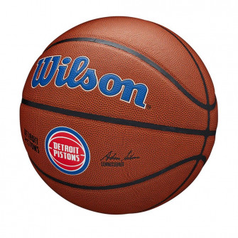 Košarkarska žoga Wilson NBA Team Composite Indoor/Outdoor ''Pistons'' (7)
