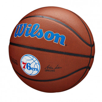 Košarkarska žoga Wilson NBA Team Composite Indoor/Outdoor ''76ers'' (7)