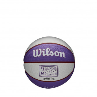 Mini košarkarska žoga Wilson NBA Utah Jazz Team Retro ''Purple/White'' (3)
