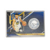 Kovanec NBA Golden State Warriors Silver Mint Card ''Stephen Curry''