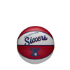 Mini košarkarska žoga Wilson NBA Philadelphia 76ers Team Retro ''Red/White'' (3)
