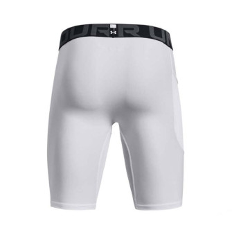 UA HeatGearTM Compression Shorts 'White''