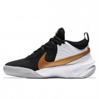 Nike Team Hustle D 10 FlyEase ''Black/Metalic Gold'' (GS)