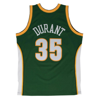 M&N NBA Seattle Supersonics Road 2007-08 Kevin Durant Swingman Jersey ''Green''