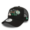New Era NBA Boston Celtics Team Logo Trucker Cap "Black"