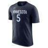 Nike NBA Minnesota Timberwolves Anthony Edwards T-Shirt ''College Navy''